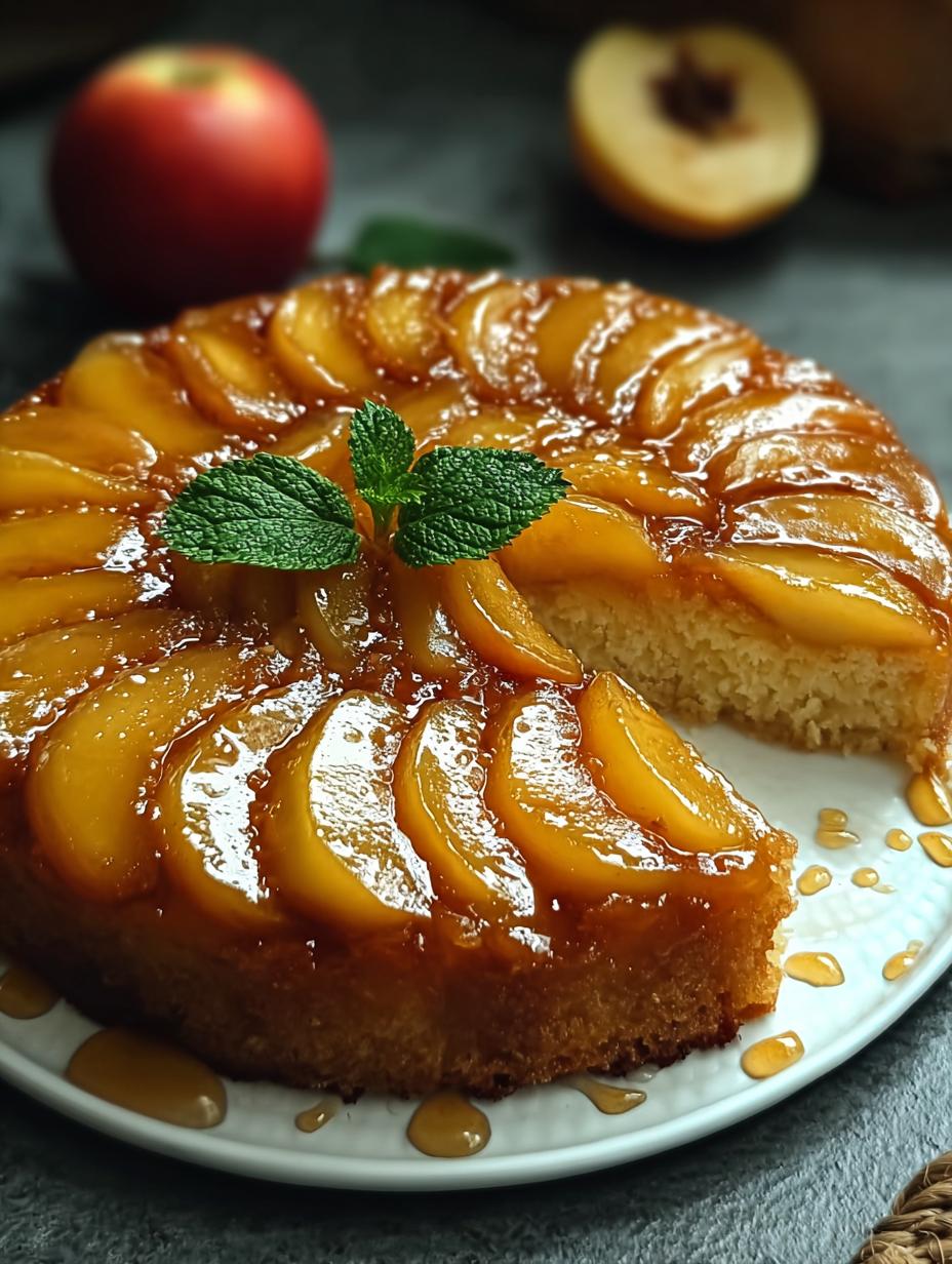 Amazing Apple Upside Down Cake Recipe - Apple Upside Down Cake - main visual representation