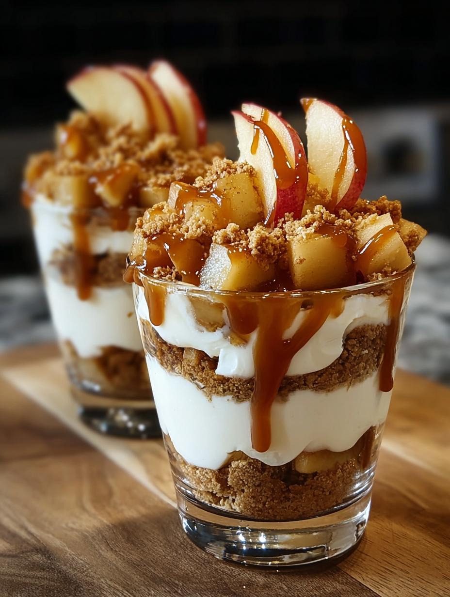 Tempting Caramel Apple Cheesecake Bliss - Bake Caramel Apple Cheesecake - additional detail