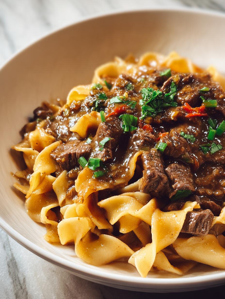 Beef Noodles: 35 Min Flavorful Comfort 6 Beef Noodles: 35 Min Flavorful Comfort - Beef Noodles - additional detail