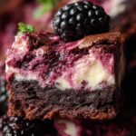 Blackberry Cream Cheese Brownies
