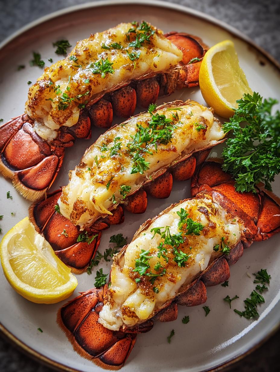 Tender Broiled Lobster Tails in 20 Mins - Broiled Lobster Tails - main visual representation