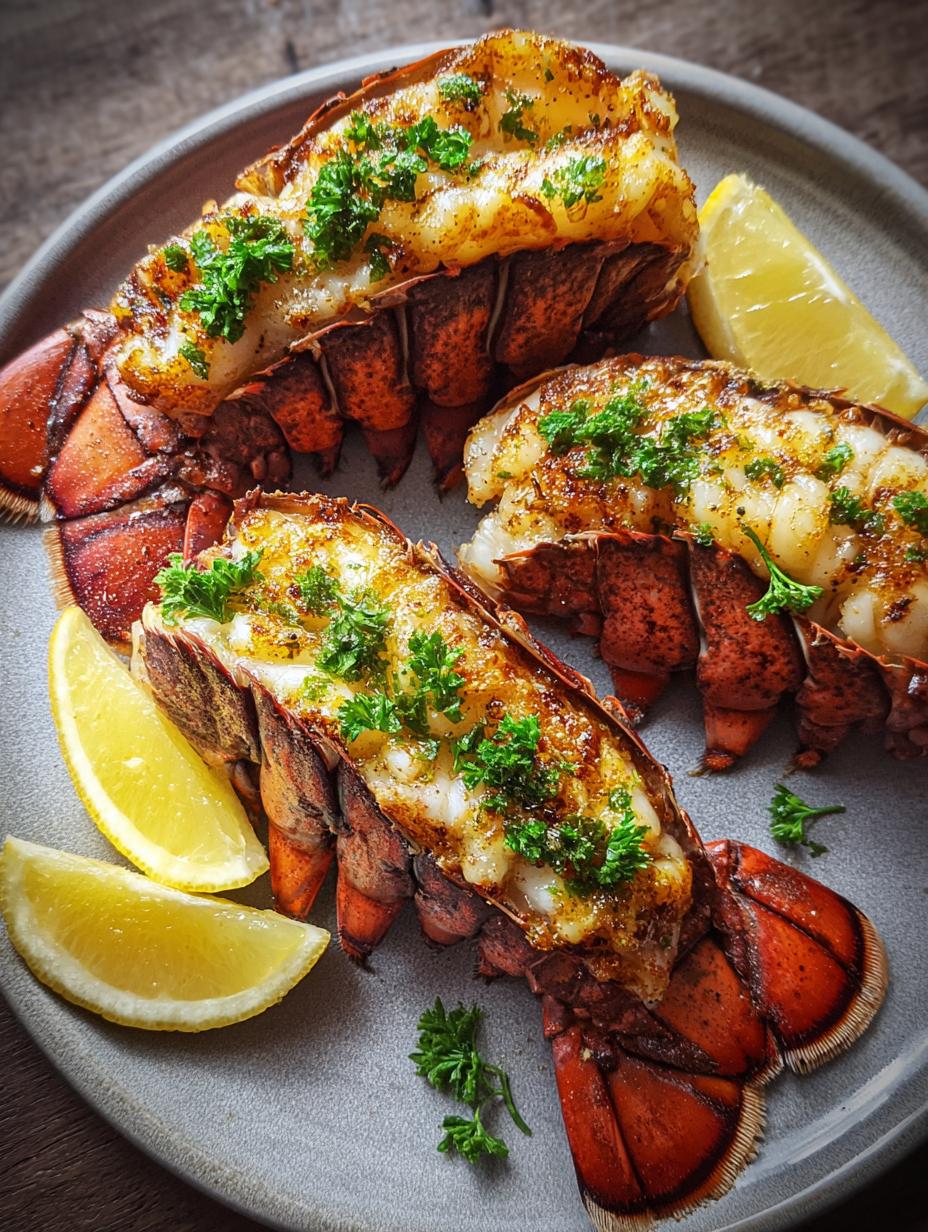 Broiled Lobster Tails