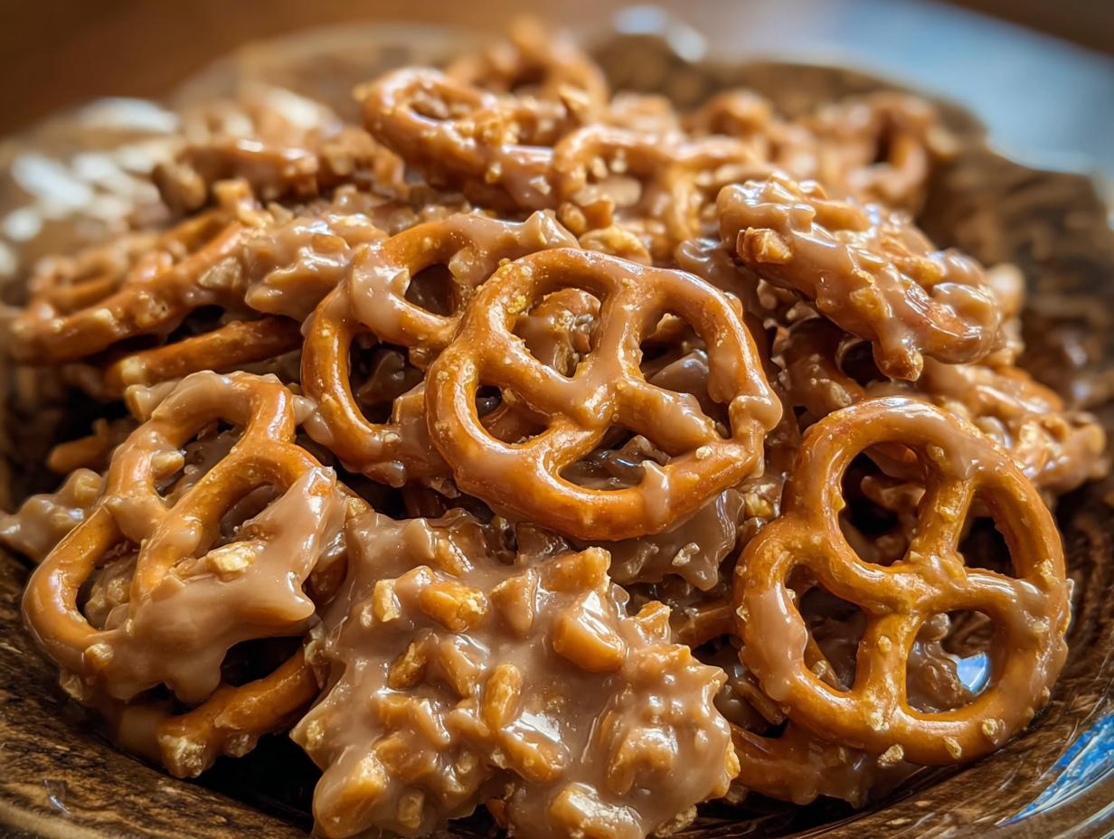 Butter Toffee Pretzels: Delicious 15-min Snack - Butter Toffee Pretzels Snack - additional detail