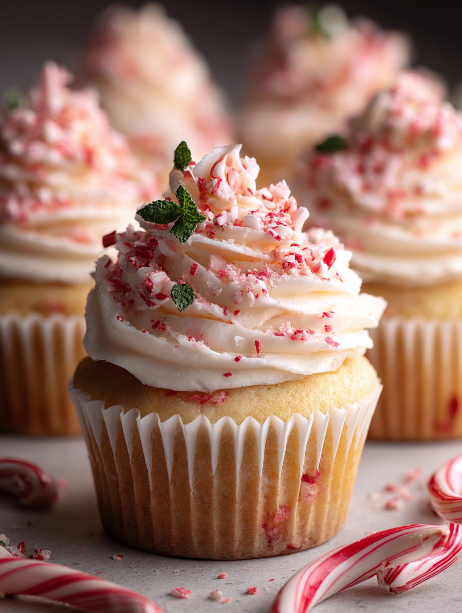 Amazing Candy Cane Cupcakes Peppermint Joy - Candy Cane Cupcakes Peppermint - additional detail