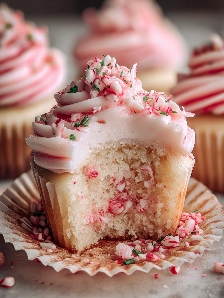 Candy Cane Cupcakes Peppermint