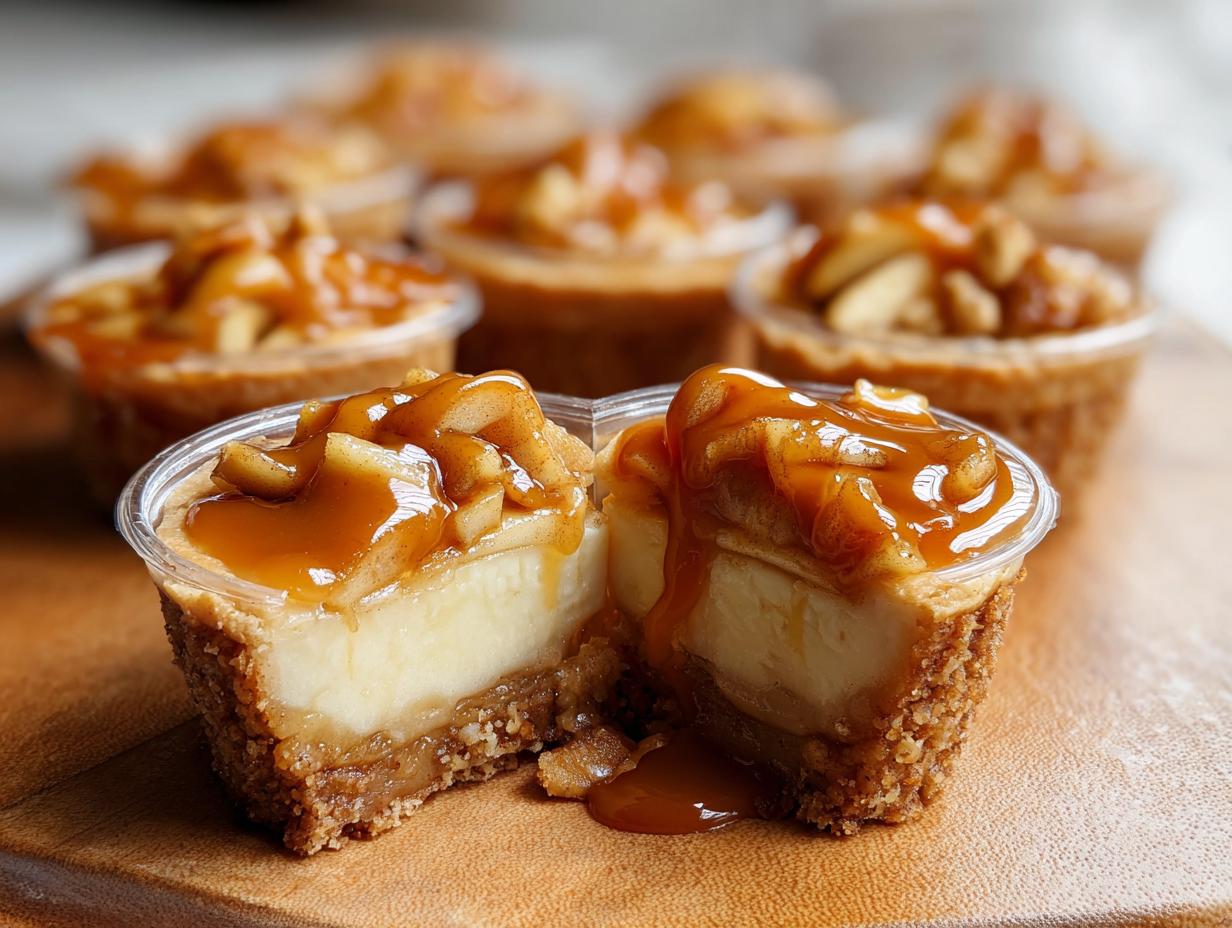 Caramel Apple Pie Cups
