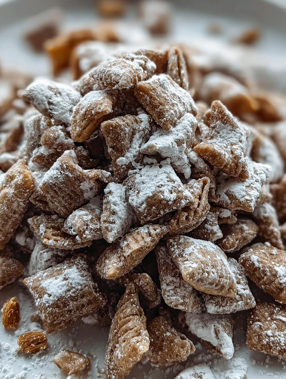 Caramel Apple Puppy Chow: 9 Cups of Cozy Bliss 7 Caramel Apple Puppy Chow: 9 Cups of Cozy Bliss - Caramel Apple Puppy Chow - additional detail