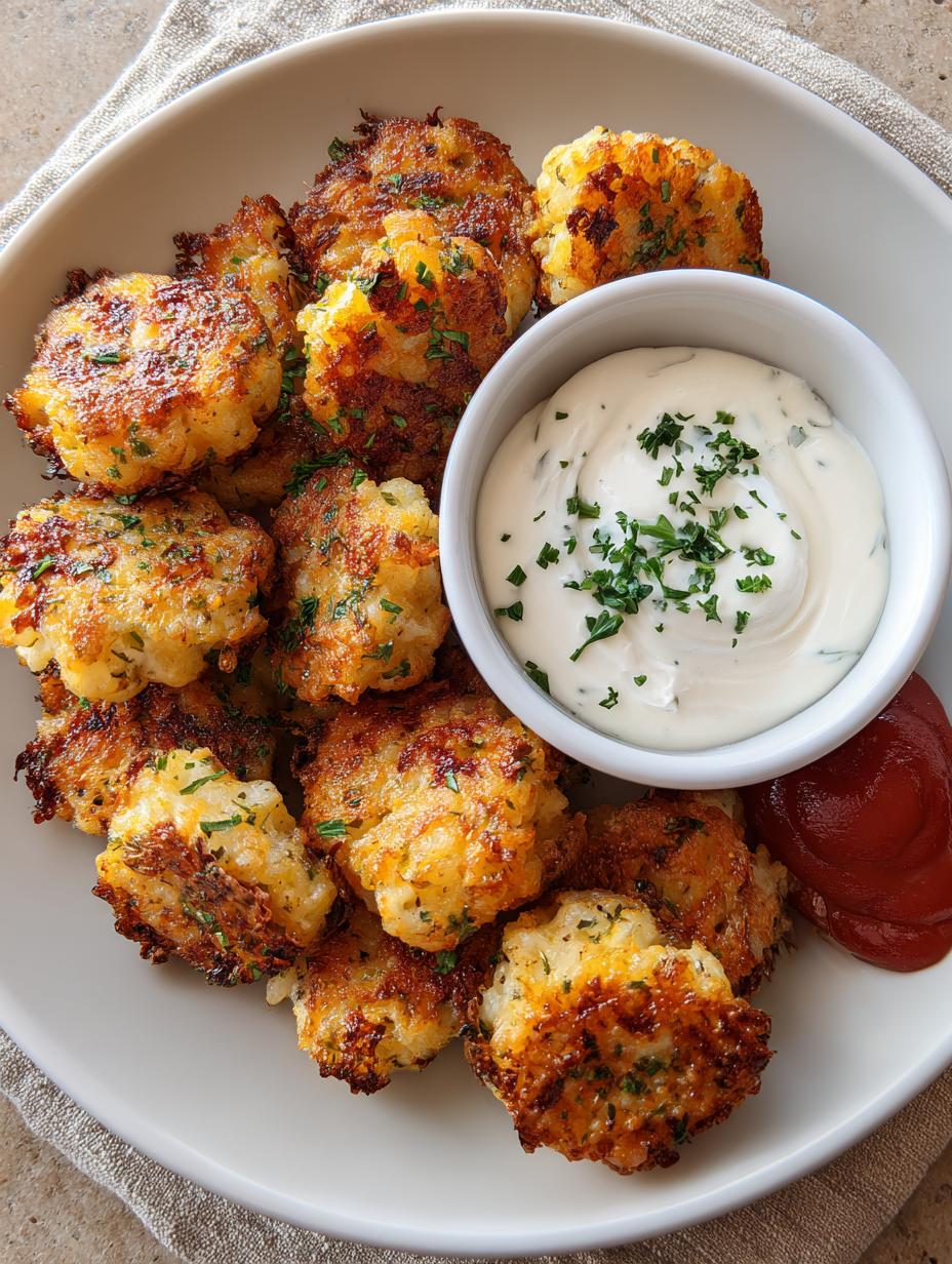 Cauliflower Tots Cottage Cheese: Amazing 10-Min Snack - Cauliflower Tots Cottage Cheese - main visual representation