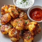Cauliflower Tots Cottage Cheese