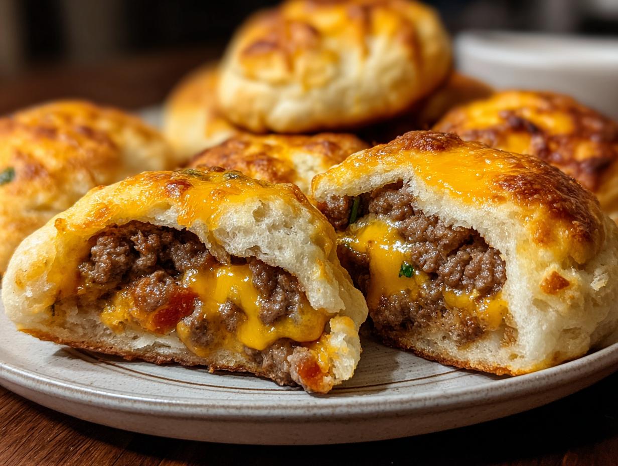 Cheeseburger Biscuits: Glorious Handheld Comfort - Cheeseburger Biscuits Handheld Comfort - additional detail