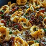 Cheesesteak Tortellini Creamy Provolone