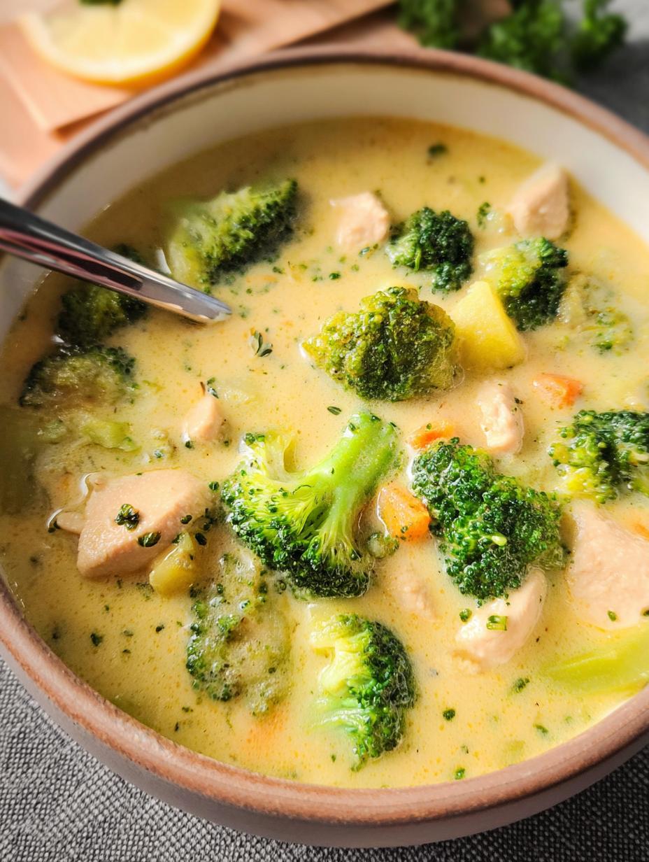 Chicken Broccoli Soup
