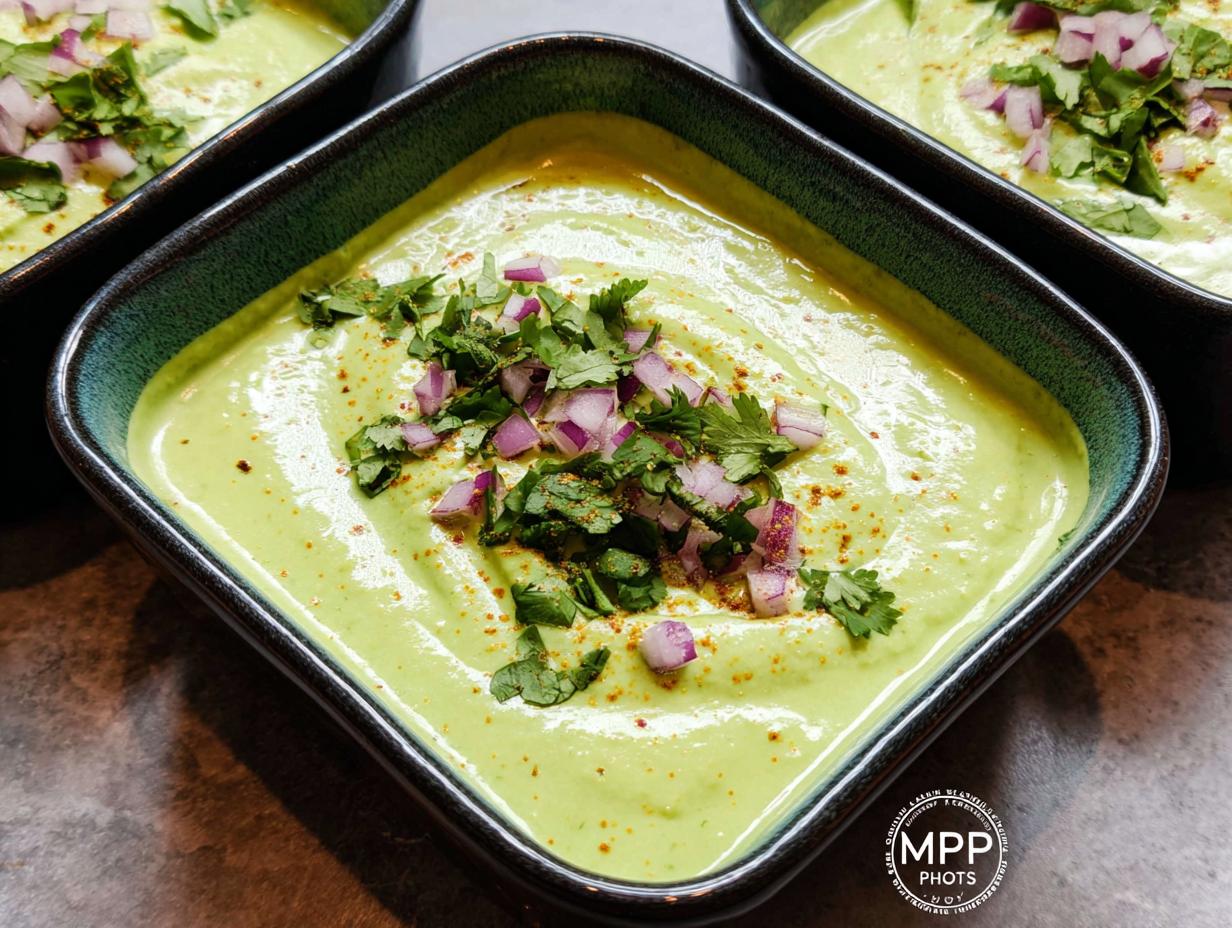 Chilled Avocado Soup Meal: 1 Easy Refreshing Recipe - Chilled Avocado Soup Meal - additional detail