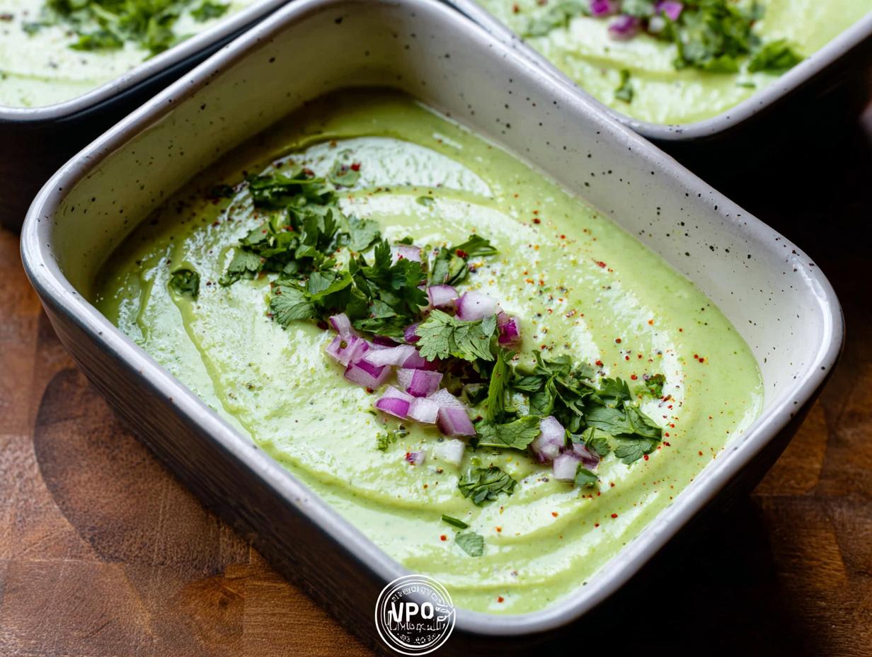 Chilled Avocado Soup Meal: 1 Easy Refreshing Recipe - Chilled Avocado Soup Meal - additional detail