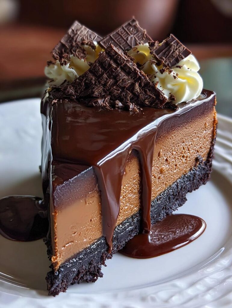 Chocolate Fudge Truffle Cheesecake