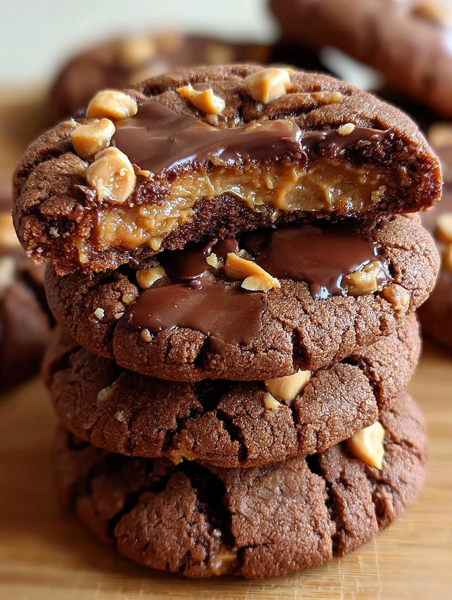 Chocolate Peanut Butter Cookies