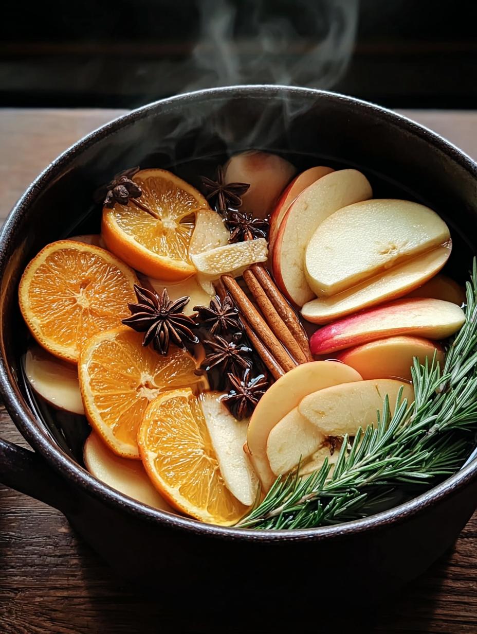 Cozy Autumn Simmer Pot: Amazing Fall Aroma - Ingredients laid out for a simmer pot