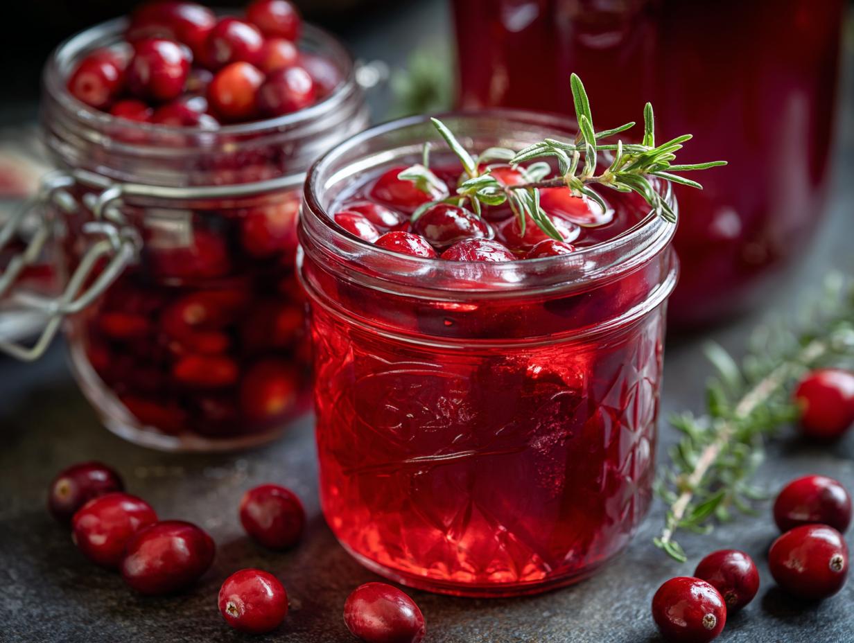 Cranberry Juice Ingredient Canning