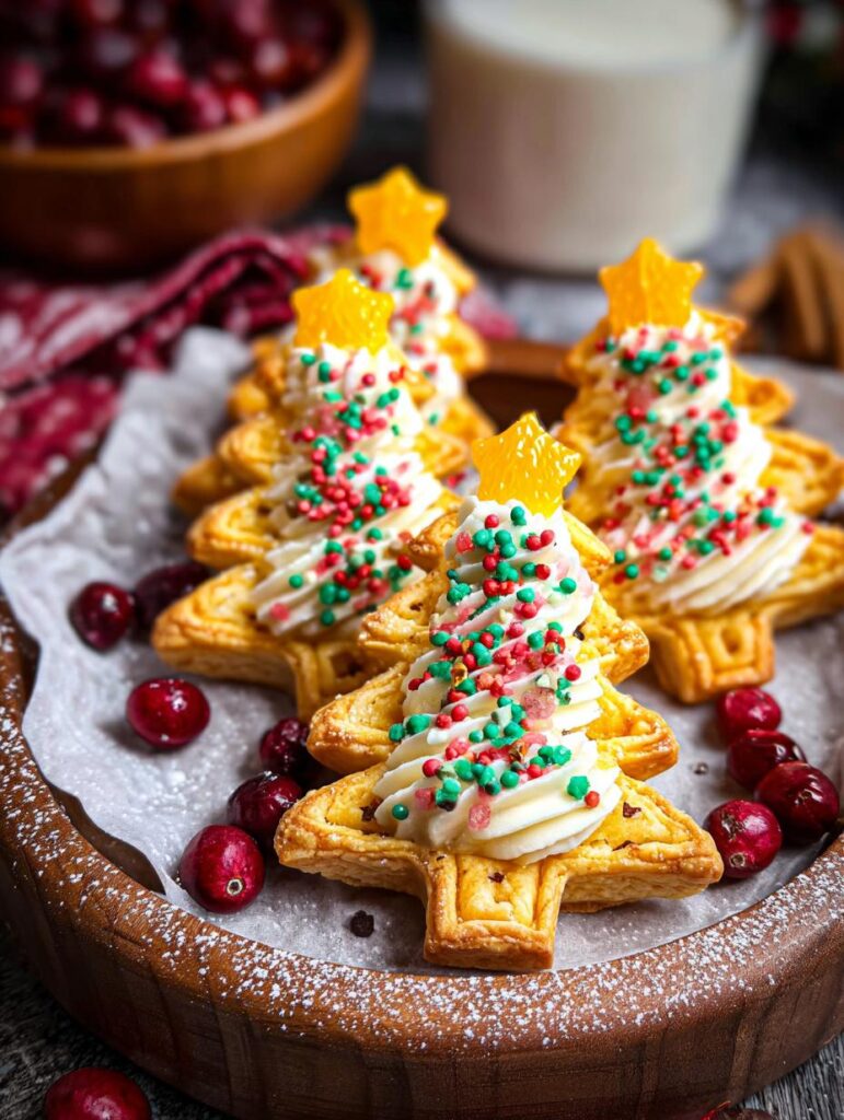 Cranberry Orange Christmas Tree