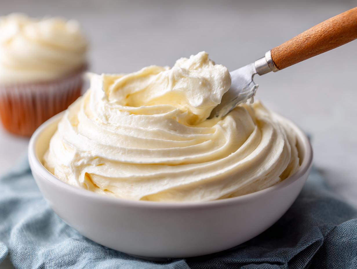 Cream Cheese Frosting Smooth: Perfect Silky Texture - Cream Cheese Frosting Smooth - additional detail