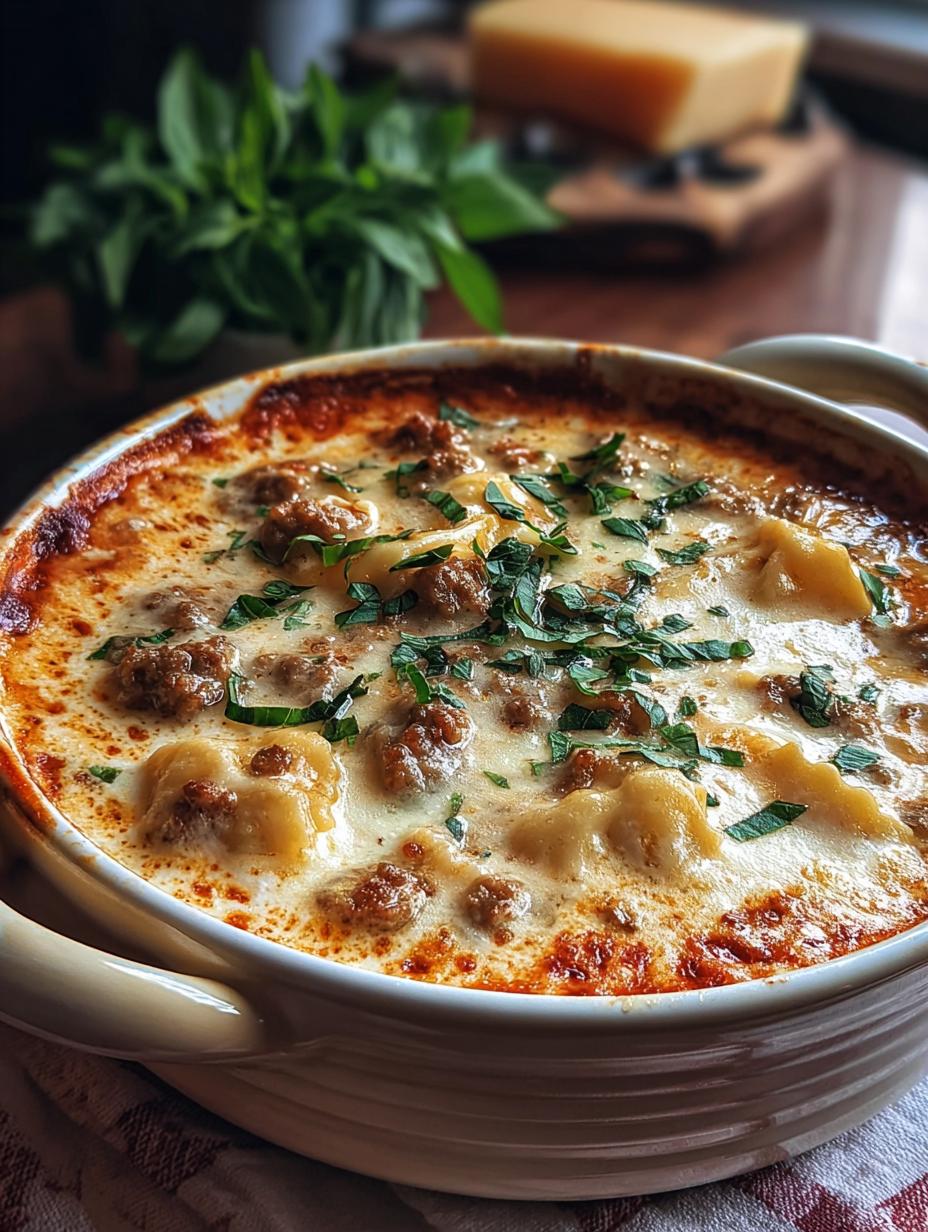 Hearty Creamy Alfredo Lasagna Soup: 20 Min Prep - Creamy Alfredo Lasagna Soup - main visual representation