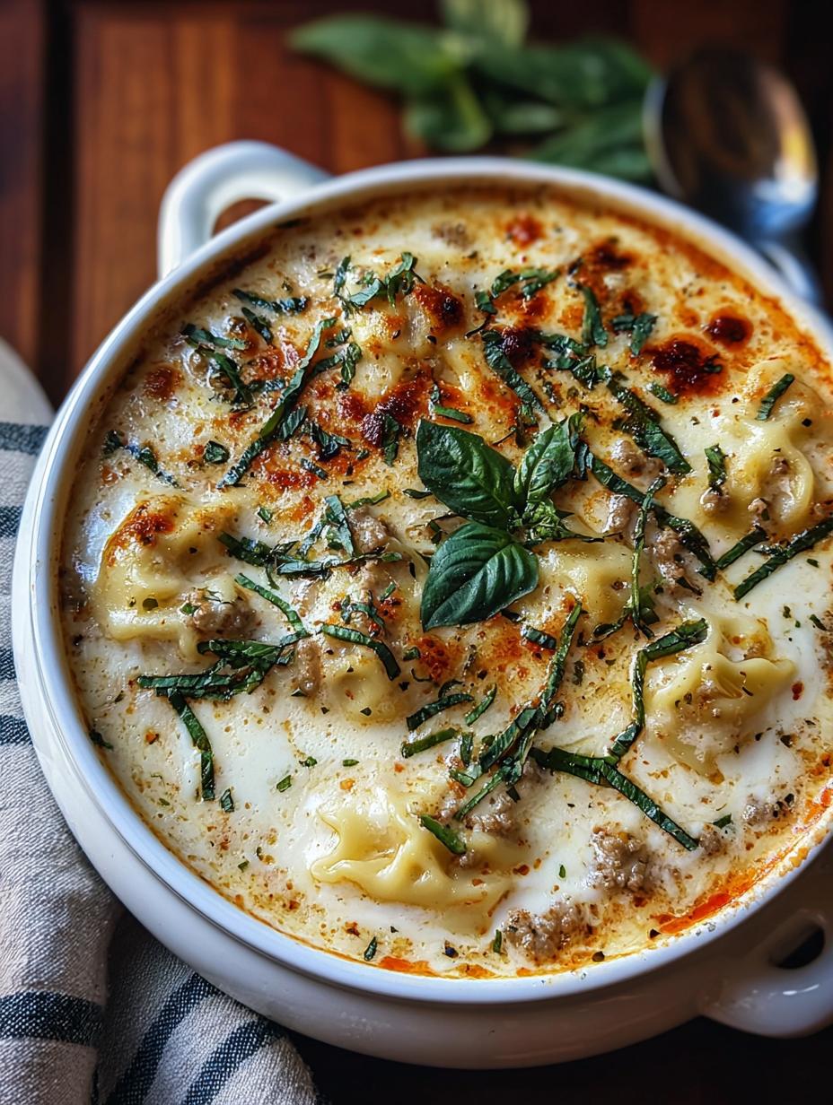 Hearty Creamy Alfredo Lasagna Soup: 20 Min Prep - Creamy Alfredo Lasagna Soup - additional detail