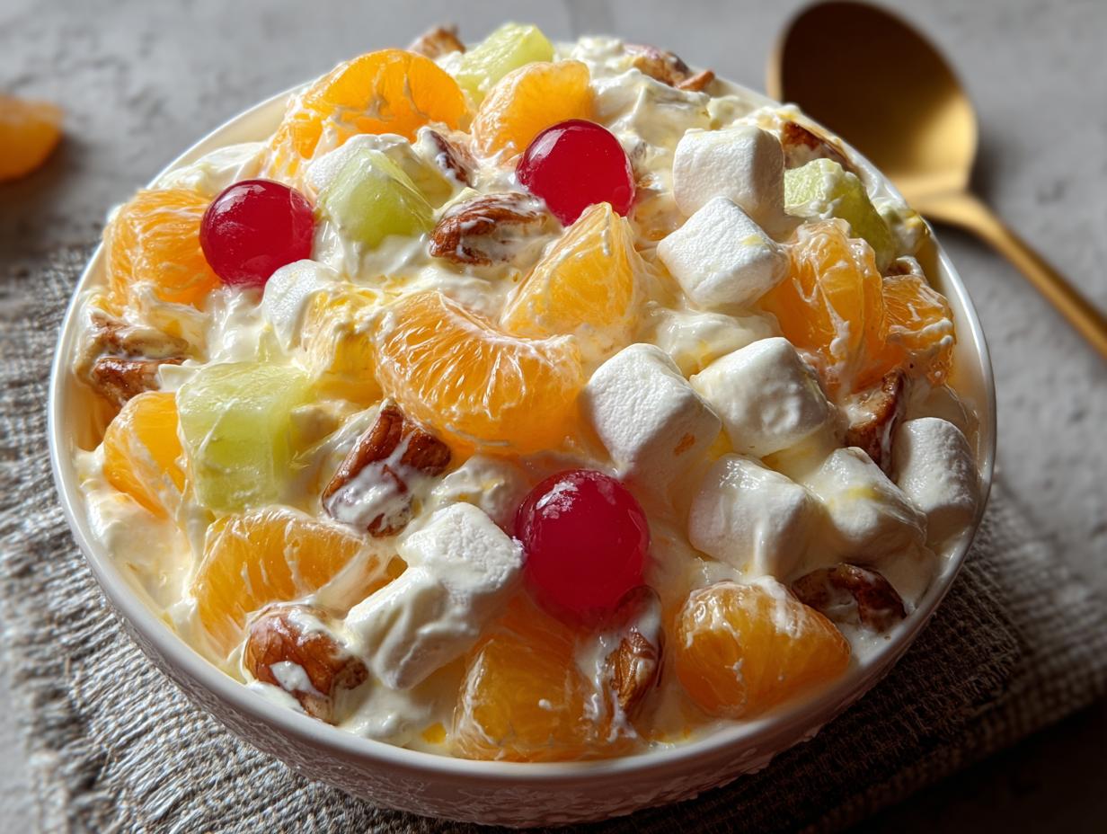 Creamy Ambrosia Salad Deluxe