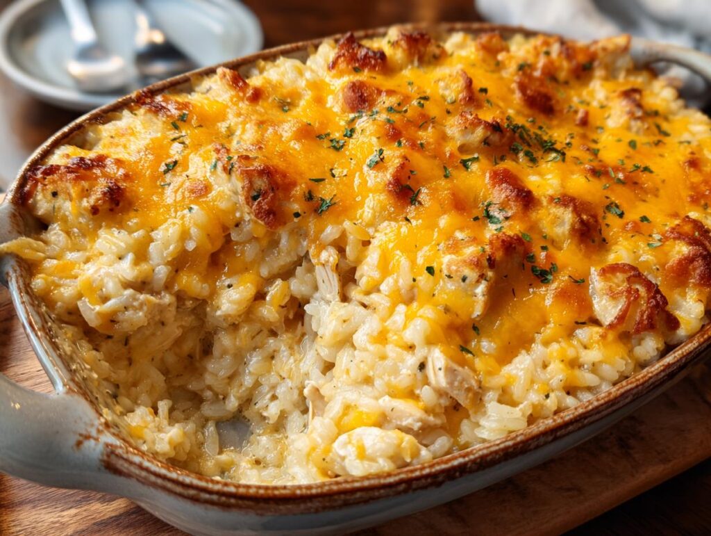 Creamy Baked Chicken Rice
