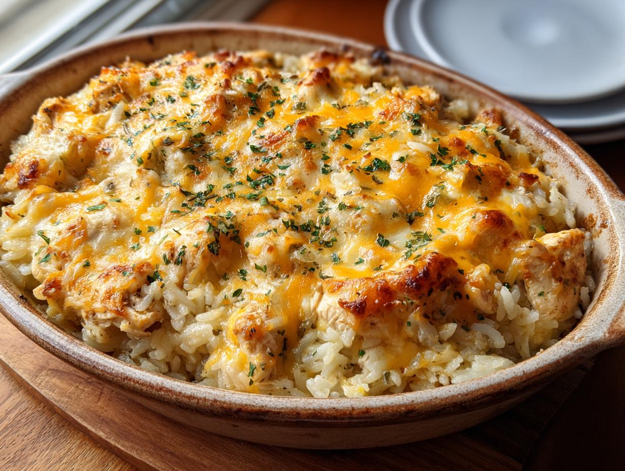 Delicious Creamy Baked Chicken Rice Recipe - Creamy Baked Chicken Rice - additional detail