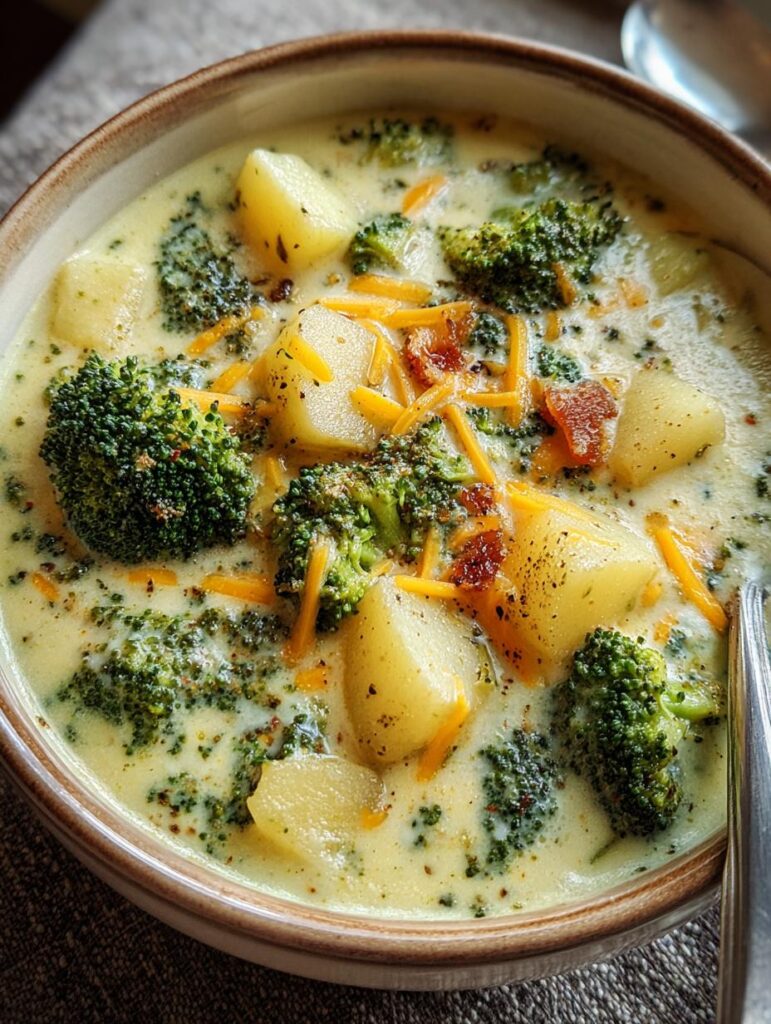 Creamy Broccoli Cheese Potato