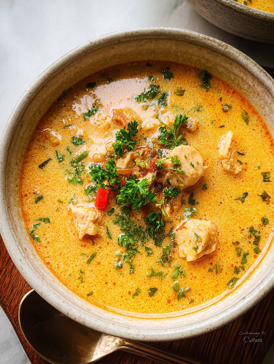 Ingredients for Quick Creamy Cajun Chicken Soup - fresh vegetables and spices