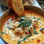 Creamy Chicken Parmesan Soup