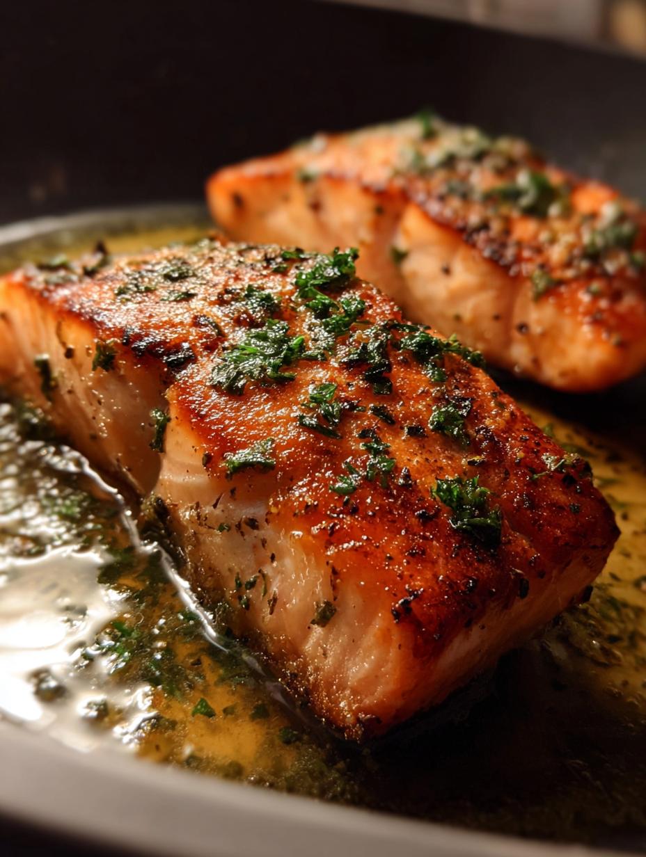 Creamy Garlic Salmon