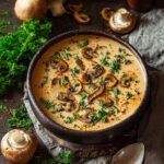 Creamy Hungarian Mushroom Soup