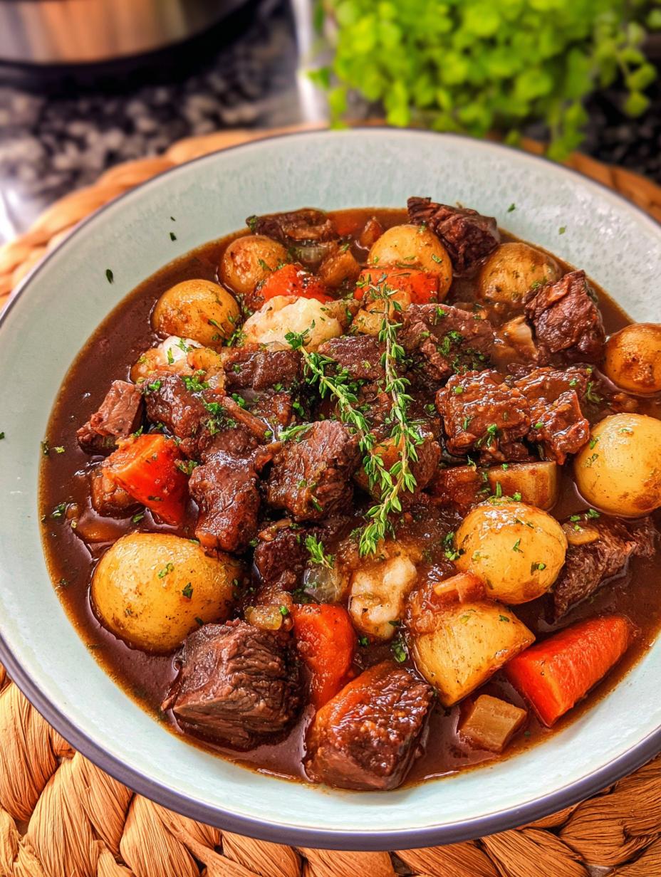 Fantastic Crockpot Beef Bourguignon 2 Hour Recipe - Crockpot Beef Bourguignon - main visual representation