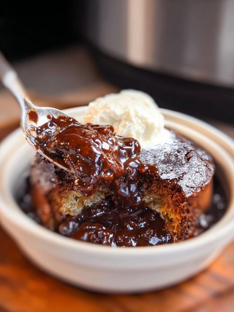 Crockpot Chocolate Cobbler