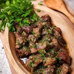 Crockpot Garlic Butter Steak