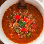Crockpot Stuffed Pepper Soup