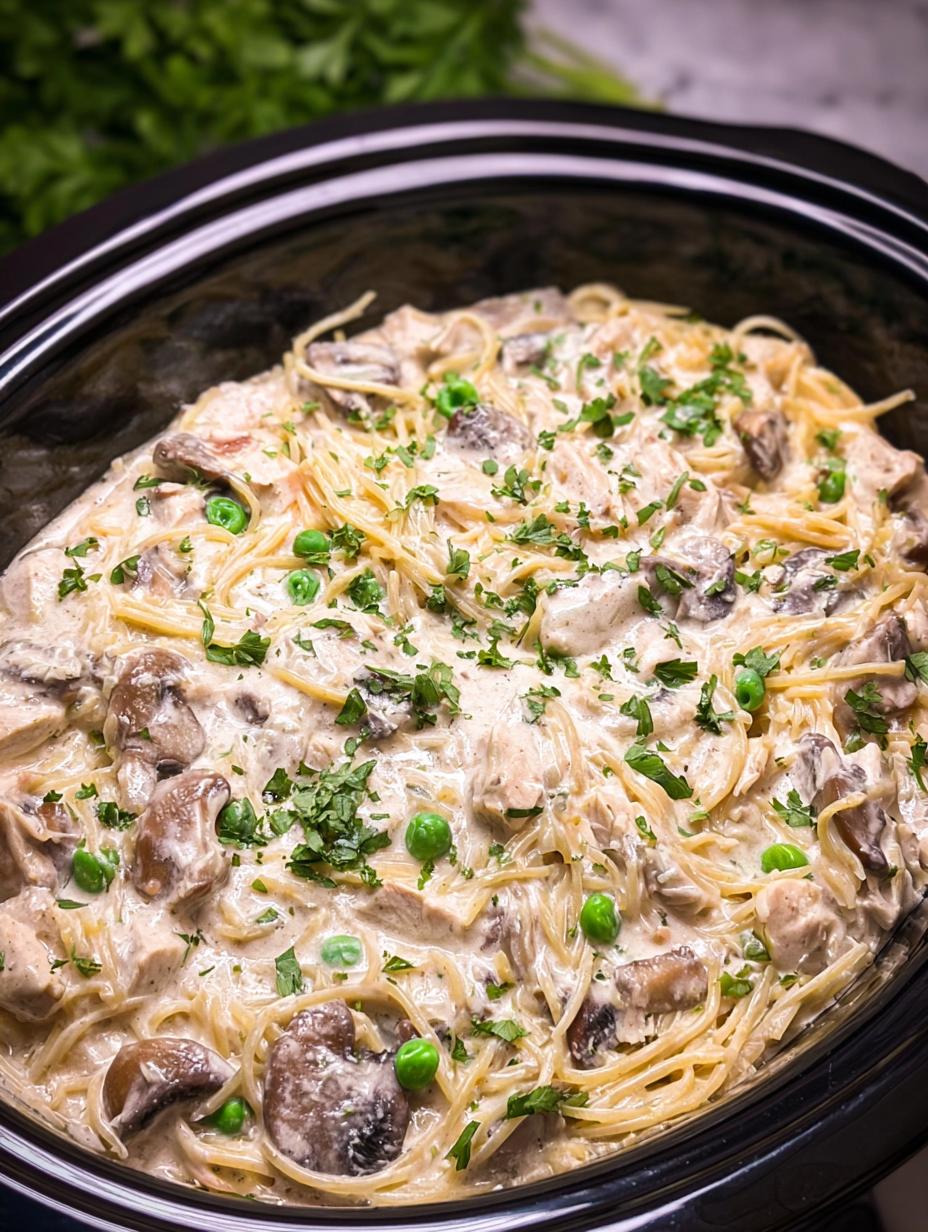 Crockpot Turkey Tetrazzini: Amazing Comfort Food - Crockpot Turkey Tetrazzini - main visual representation