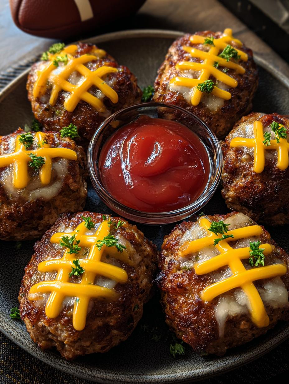 Football Mini Meatloaves Game: Touchdown Flavor - Football Mini Meatloaves Game - main visual representation