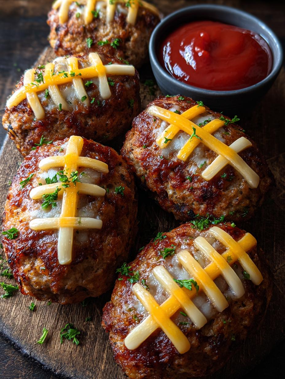 Football Mini Meatloaves Game