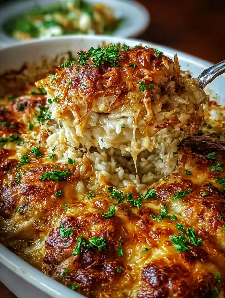 French Onion Chicken: Amazing 1-Pan Dinner - French Onion Chicken - additional detail