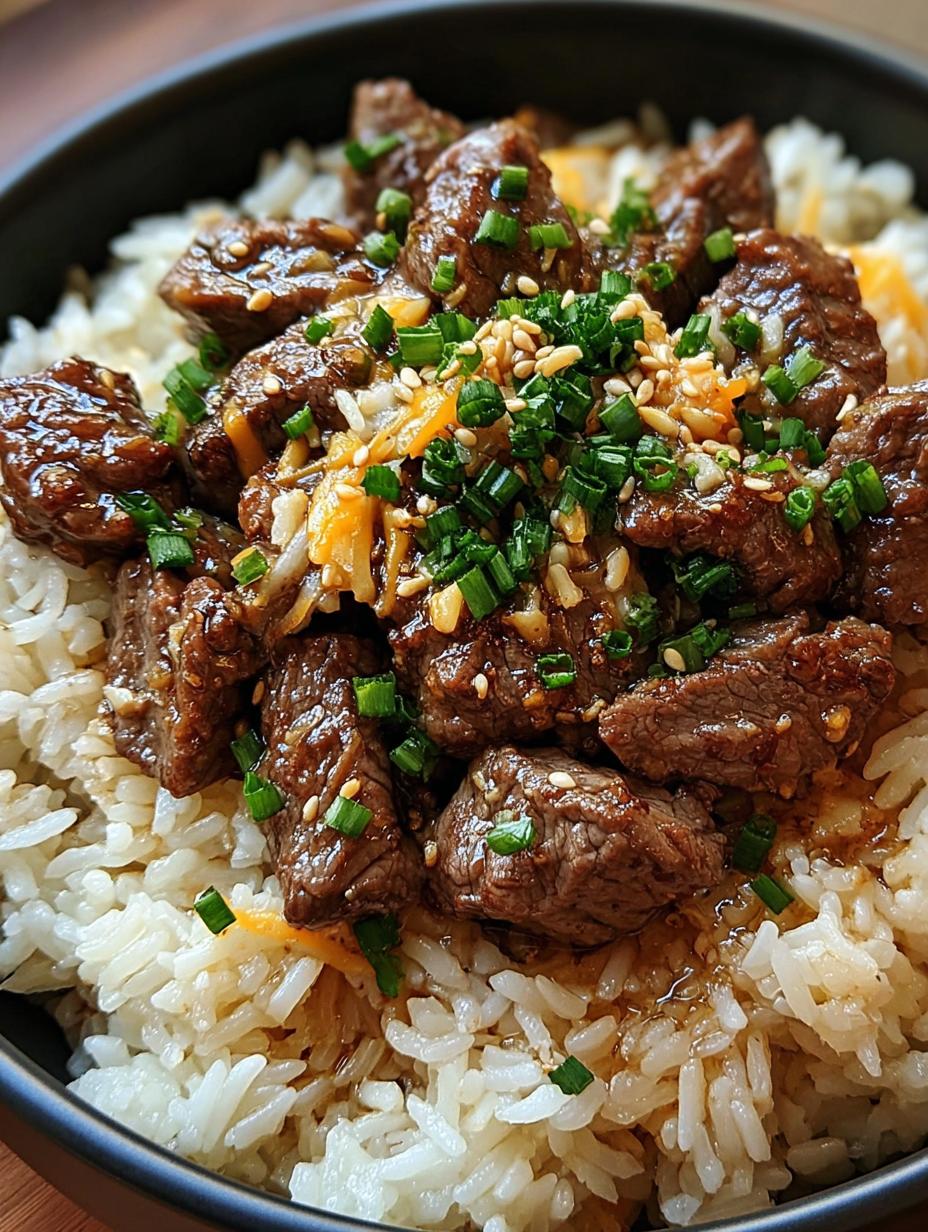 Amazing Garlic Butter Beef Rice: 1 Pan Wonder - Garlic Butter Beef Rice - additional detail
