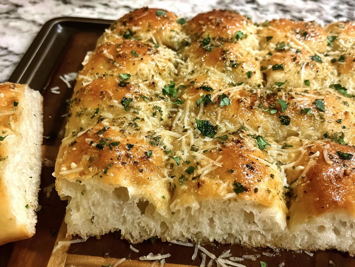 Magnificent Garlic Parmesan Focaccia Bread 1 - Garlic Parmesan Focaccia Bread - main visual representation