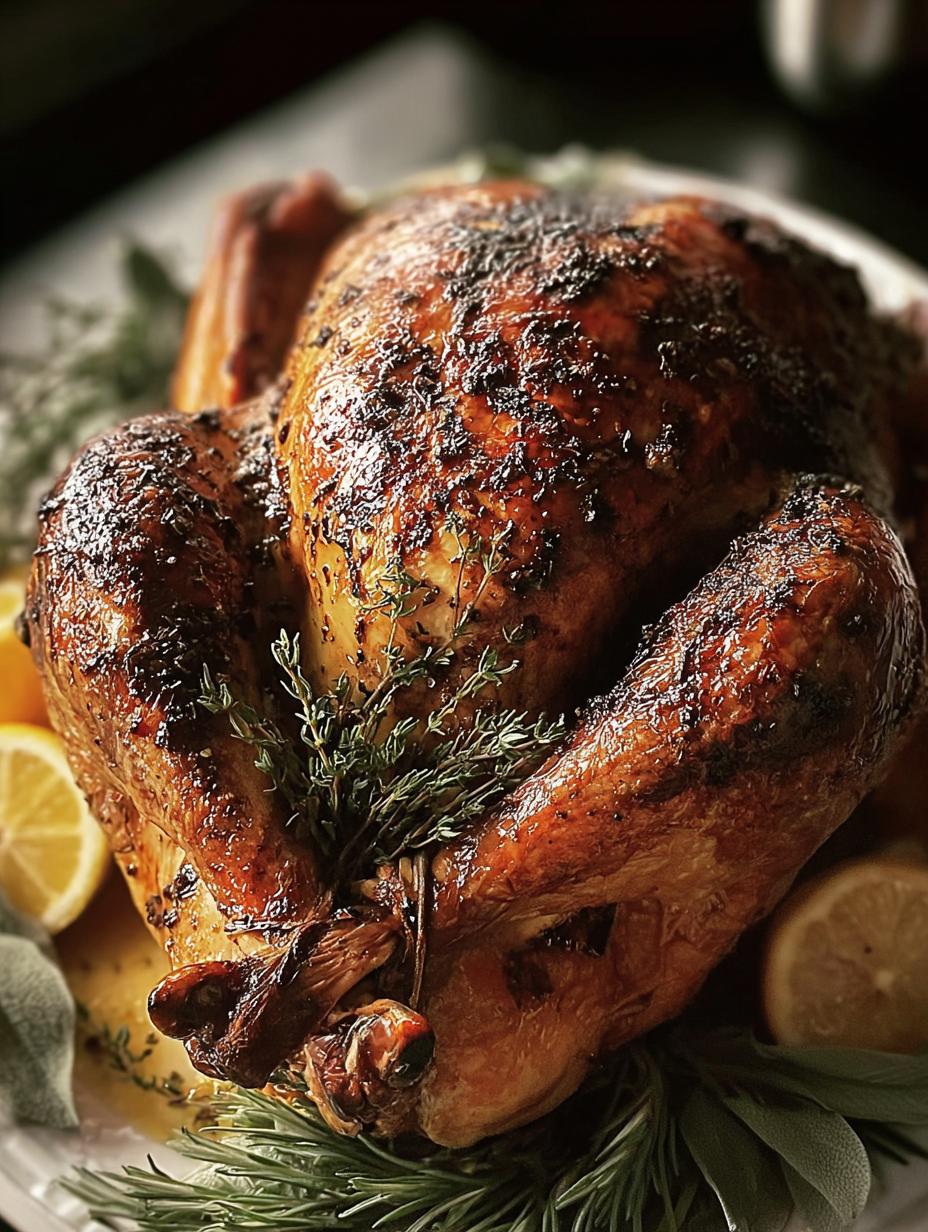 Amazing Garlic Thanksgiving Turkey: 1 Juicy Bird - Garlic Thanksgiving Turkey - main visual representation