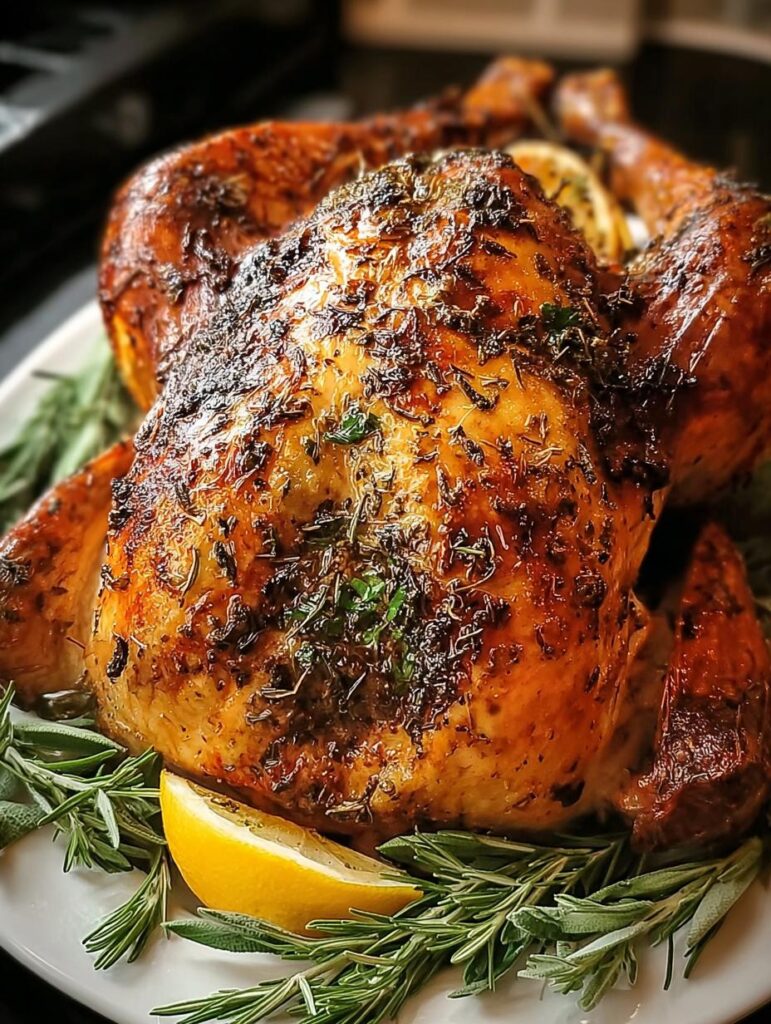 Garlic Thanksgiving Turkey