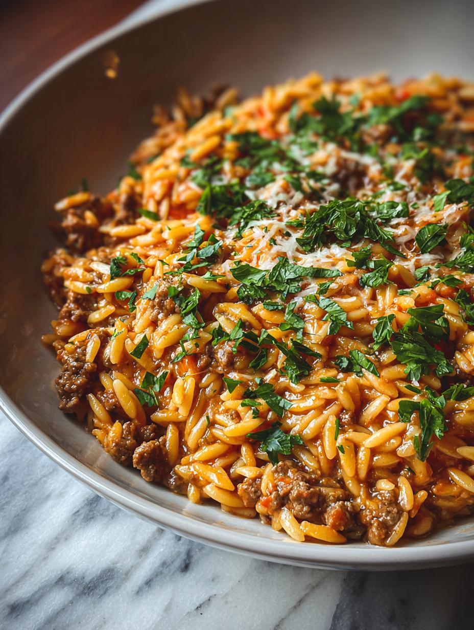 Ground Beef Orzo: 7 Secrets to Easy Dinner - Ground Beef Orzo - additional detail