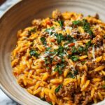 Ground Beef Orzo