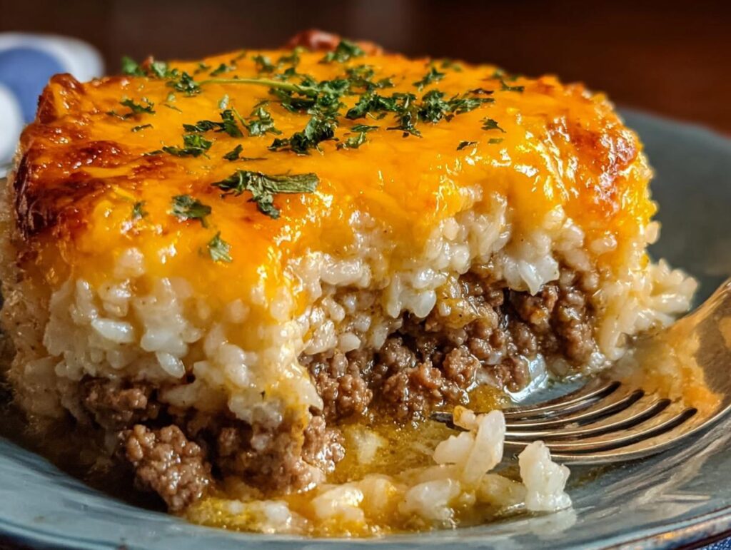 Ground Beef Rice Casserole