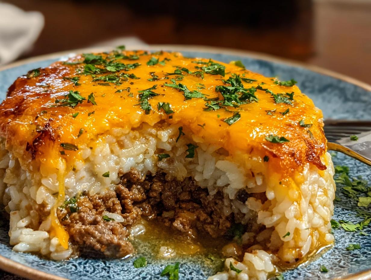 Melted Ground Beef Rice Casserole: 1 Perfect Meal 5 Melted Ground Beef Rice Casserole: 1 Perfect Meal - Ground Beef Rice Casserole - additional detail